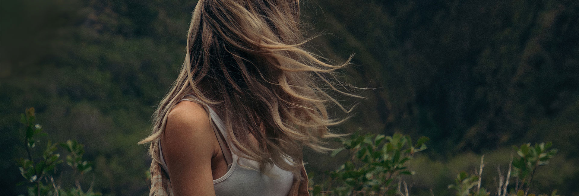 Woman looking away
